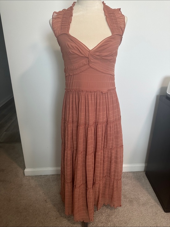 Max Studio Dresses & Skirts - Max Studio Rust-Tone Boho Maxi Dress